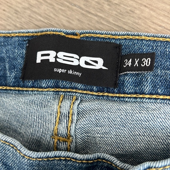 Men’s size 34 30 RSQ super skinny jeans - Picture 5 of 6